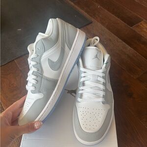 Jordan Men's Shoes in Gray and White